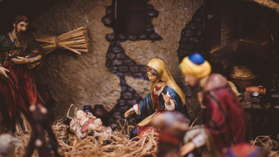 Christmas Story Jesus Savior Lord Baby in Manger