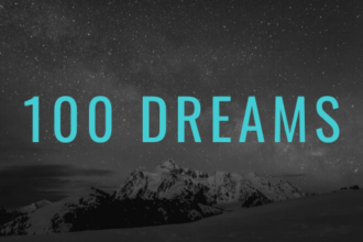 a list of 100 dreams or bucket list